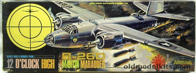 Aurora 1/46 12 O'Clock High B-2D Martin Marauder, 347-249 plastic model kit